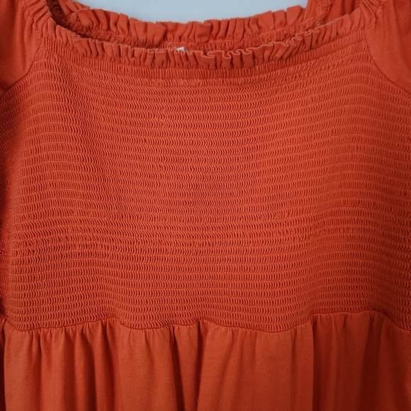 Anthropologie x Daily Practice | Smocked Tiered Maxi Dress - Size XL Petite - Picture 4 of 12